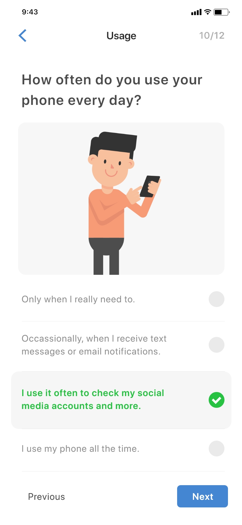Questionnaire Page