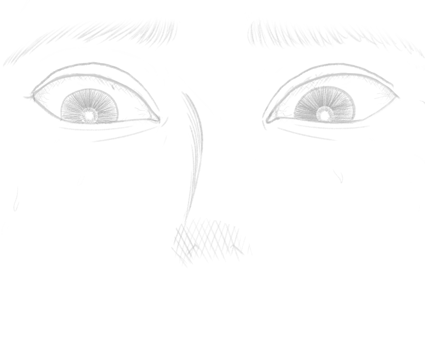 Kid's terrified face during sleep paralysis