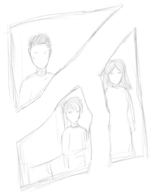 Family photo ripped apart